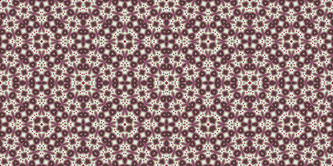 Seamless abstract pattern banner. Art texture. Symmetrical kaleidoscope