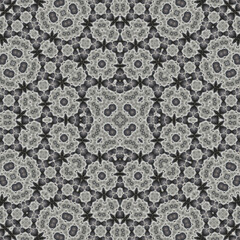 Seamless abstract pattern. Symmetrical texture. Square pattern art