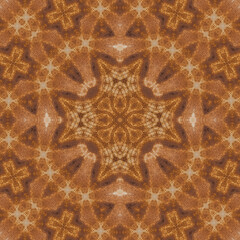 Seamless abstract pattern. Symmetrical texture. Square pattern art