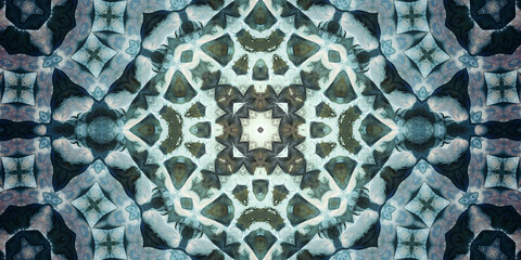 Seamless art pattern. Art flower. Texture artistic pattern