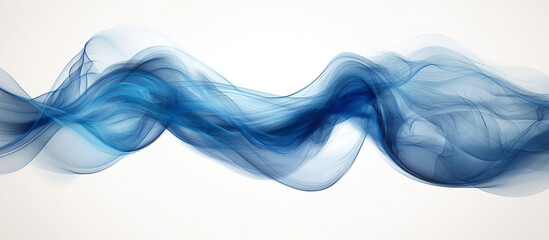 Abstract blue wave design.