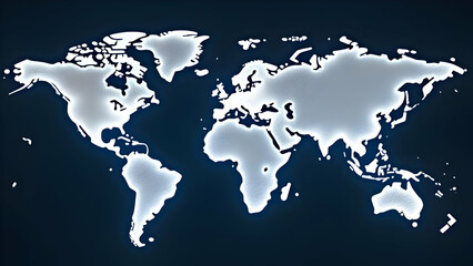 Naklejka premium Currency Symbols Clash with Electric Sparks on Digital World Map