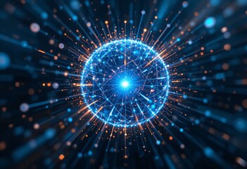 Naklejka premium technology digital business background