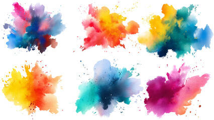 Paint brush stroke. Paintbrush illustration. Colorful brush stroke in vector, Abstract brush stock isolated on transparent