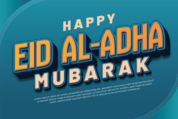 Happy Eid al-Adha Mubarak Greeting Card