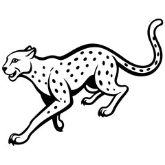 leopard vector illustration