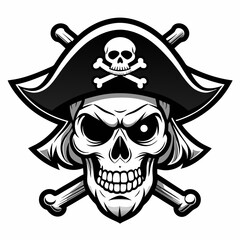 pirate skull and crossbones