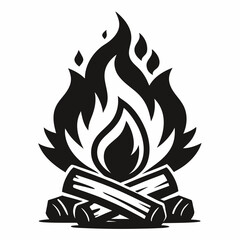 vector fire icon