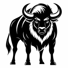 vector illustration of a cow