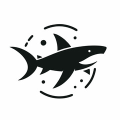 Fototapeta premium A vector shark.