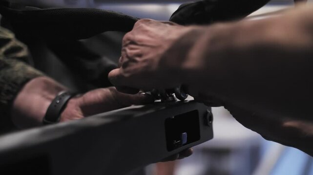 Securing stage equipment with rigging fasteners