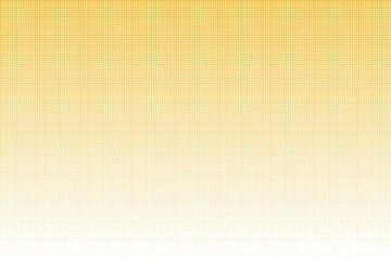 Halftone dots effect, gradient, texture background with gold yellow color.