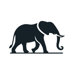 Fototapeta premium A vector elephant.