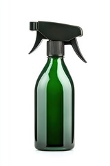 Green glass spray bottle (1)