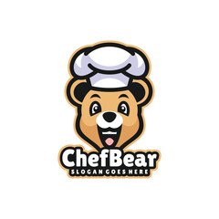 Chef Bear Mascot Logo Design