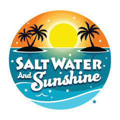 Salt Water and Sunshine Typography Design - Adobe Illustrator Artwork