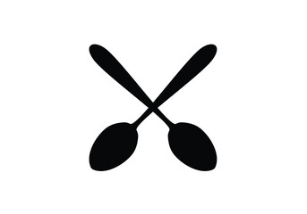 Fork, spoon, knife and plate. Menu symbol. Tableware instruments. Restaurant icon. Food, plate, fork, knife, spoon, cutlery icon set.logo design