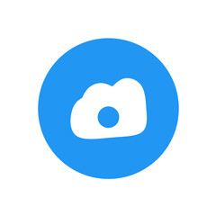 Obraz premium cloud icon on white