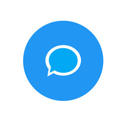 Fototapeta premium chat bubble icon