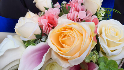 Roses in a flower shop