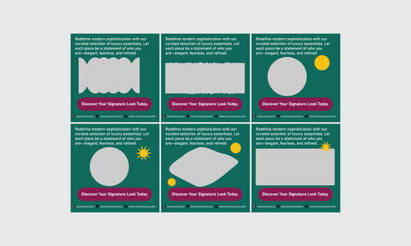 creative fashion social media post 