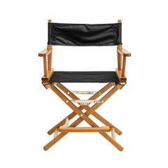 Creative transference of elements director's chair showcase in studio setting photography minimalist view