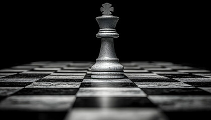 Chess king strategy image