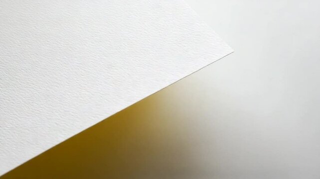 Subtle textured white paper with gentle shadowing reveals tactile quality material