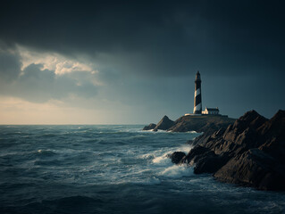 Lighthouse on the coast