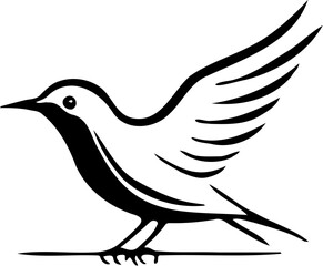 vector illustration of bird icon or logo