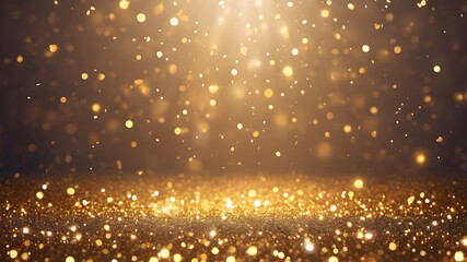 Naklejka premium illumination and decoration concept. Happy holiday party glow and warm flare