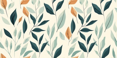 Seamless Floral Pattern for Textile Design, Wallpaper, and Background Decoration