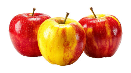 Fresh Red and Yellow Apples  Sweet and Juicy Fruit for Healthy Snacking