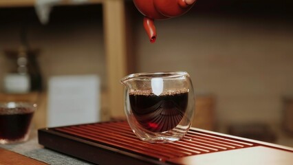 A calming video of tea and coffee preparation and enjoyment. Media