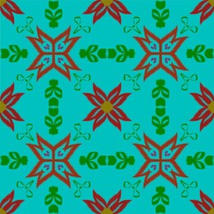 seamless pattern with flowers