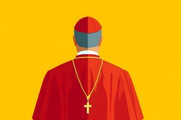 Obraz premium Election of the Pope, illustration, drawing, Pope, Vatican, Conclave