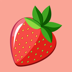 Strawberry isolated on white background