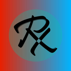 Initial based modern and minimal Logo. RX XR PX XP letter trendy fonts monogram icon symbol. Universal professional elegant luxury alphabet vector design 