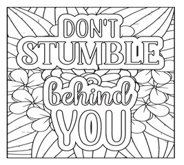Motivational Quotes Coloring Pages For KDP