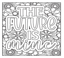 Motivational Quotes Coloring Pages For KDP