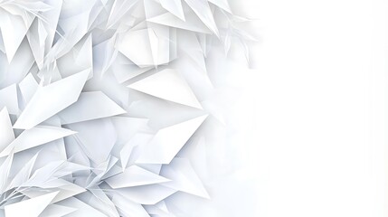 Dynamic white paper planes flying across a minimalist background abstract art digital design conceptual view