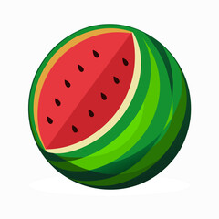 watermelon vector illustration