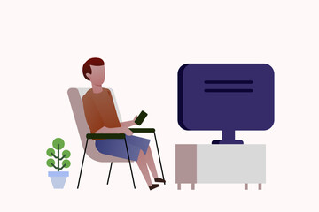 businessman sitting on a chair