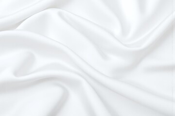 Naklejka premium white satin background with folds and folds
