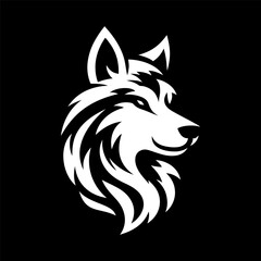 Wolf Head Logo Rocky Howl
