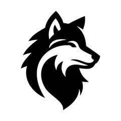 Wolf Head Logo Starburst Halo