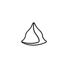Samusa icon flat vector design