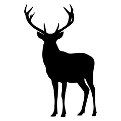 deer silhouette vector