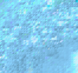 abstract blue background with a mosaic of triangles