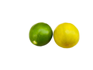 lime and lemon cut out